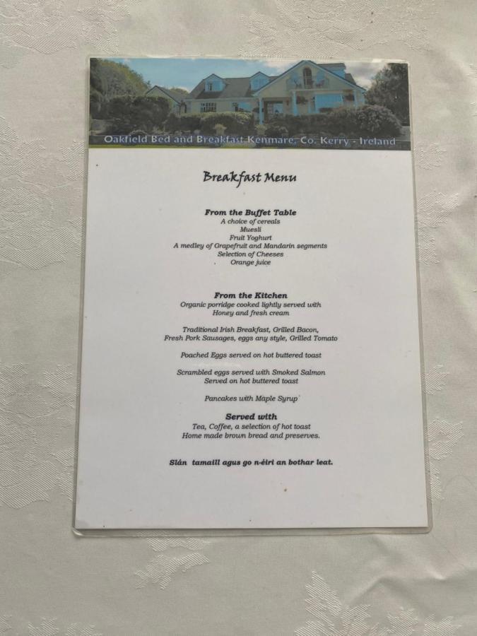 Oakfield Bed & Breakfast เคนแมร์ ภายนอก รูปภาพ